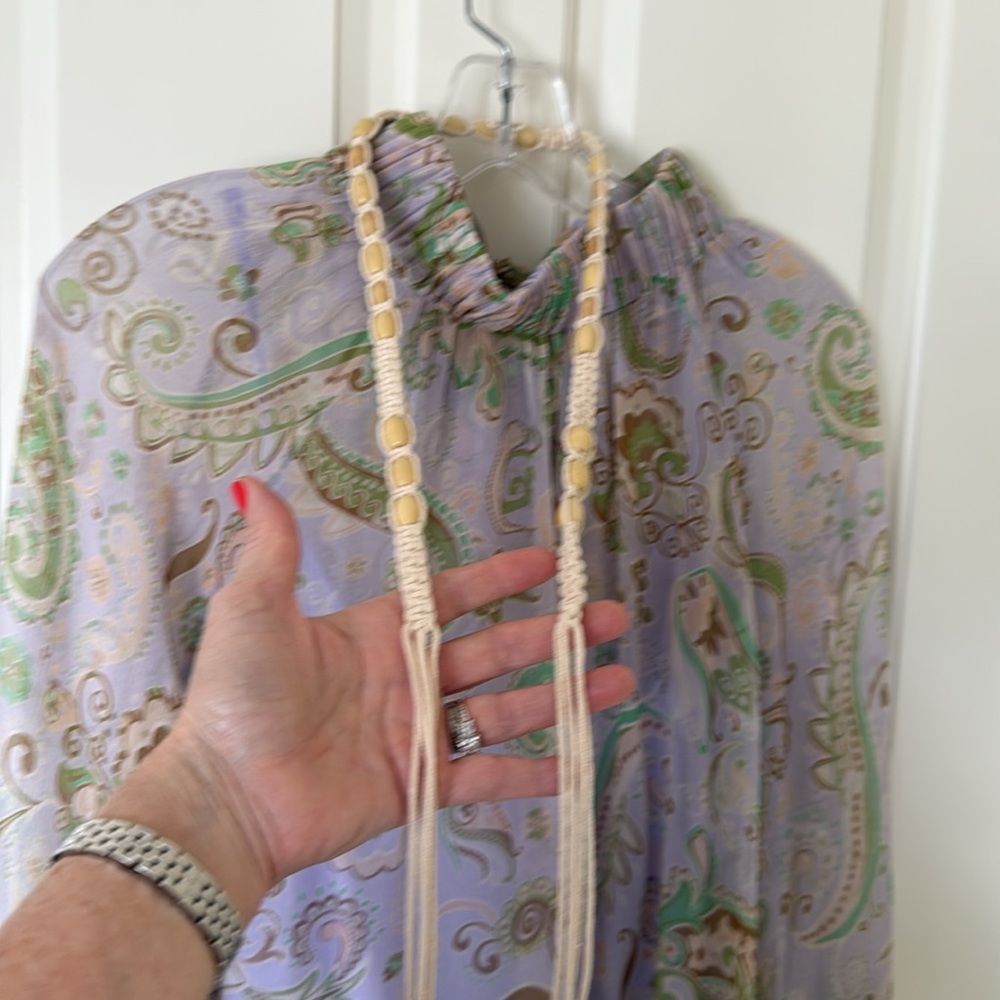 Alemais Silk lavander dress - Picture 3 of 4